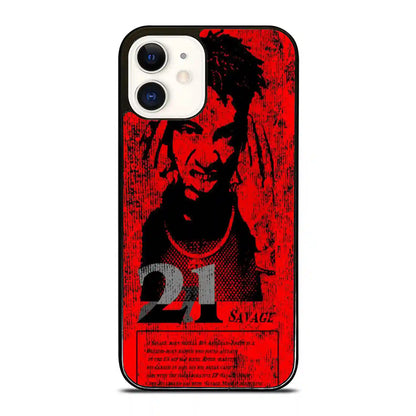 21 Savage Red iPhone 12 Mini Case