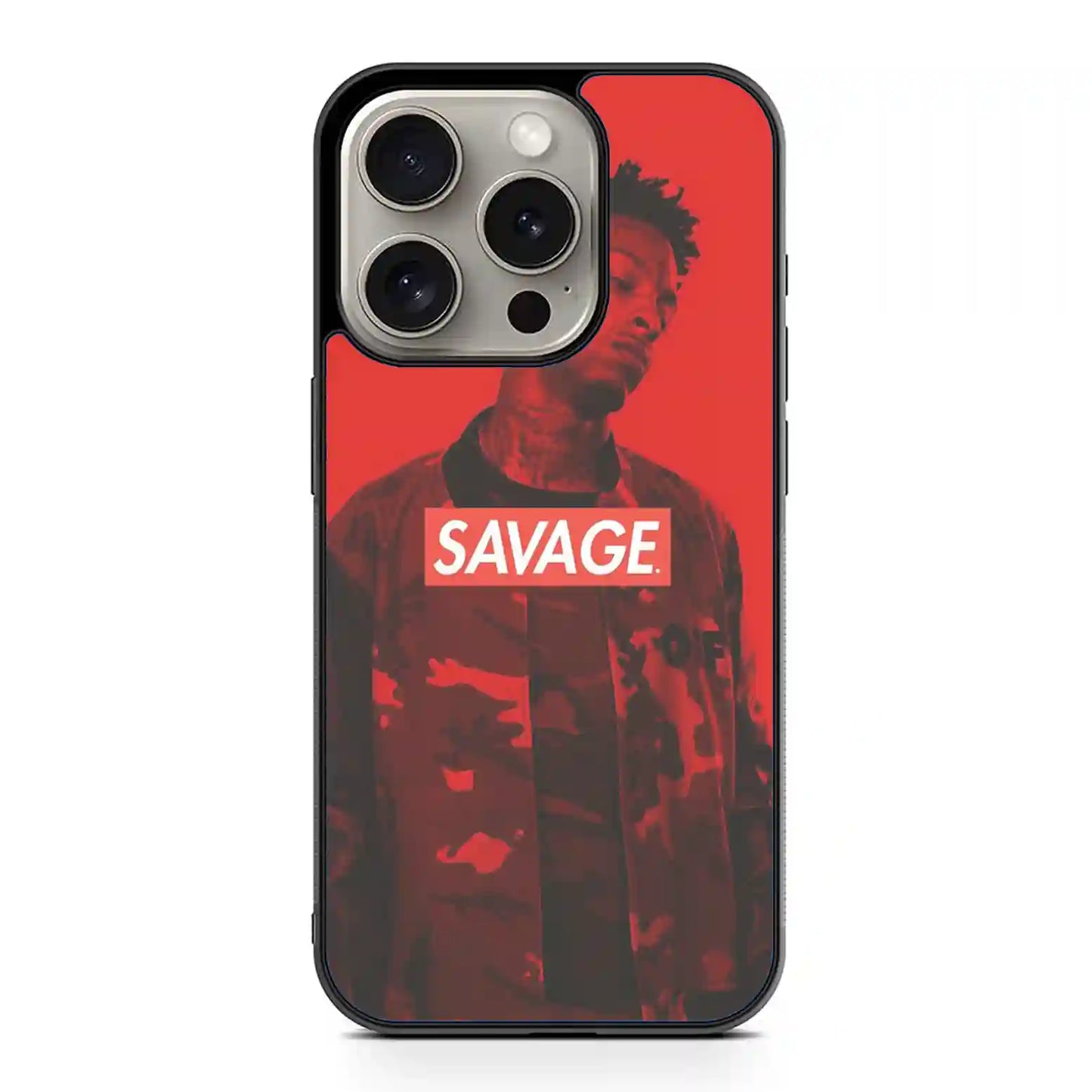 21 Savage Red New iPhone 15 Pro Max Case