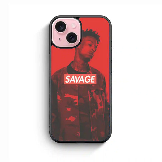 21 Savage Red New iPhone 15 Case