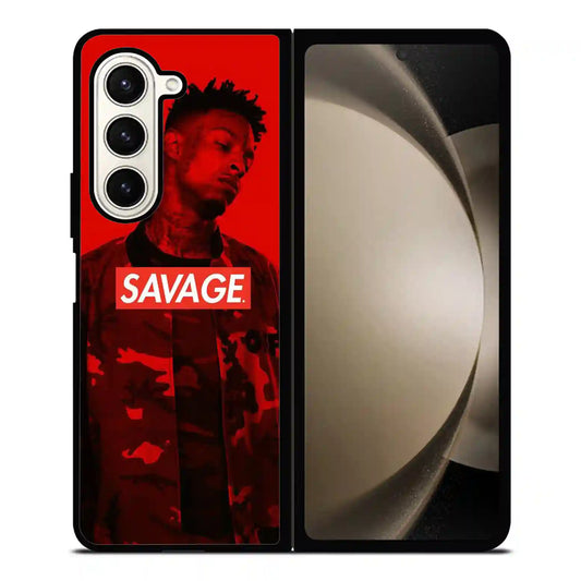 21 Savage Red New Samsung Z5 Fold Case