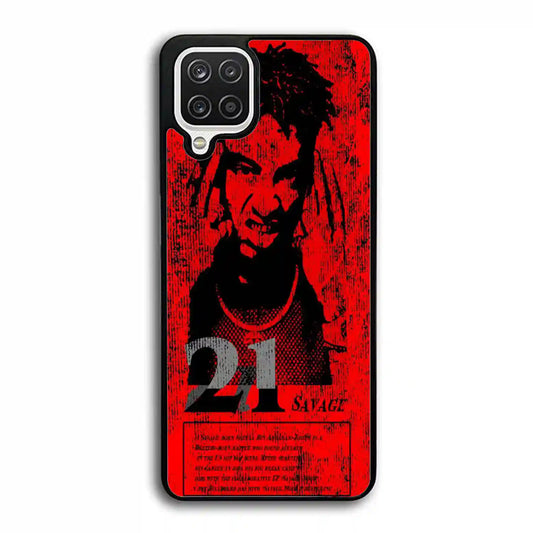 21 Savage Red Samsung Galaxy A12 Case