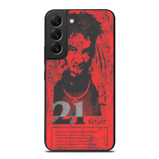 21 Savage Red Samsung Galaxy S22 Plus Case