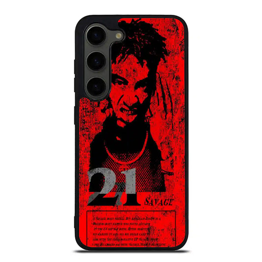 21 Savage Red Samsung Galaxy S23 Plus Case