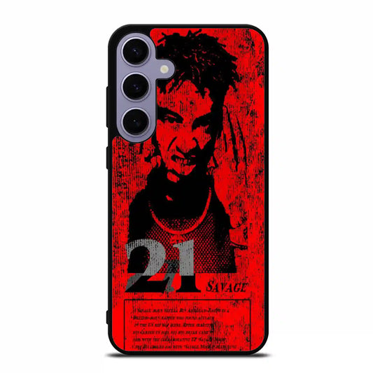 21 Savage Red Samsung Galaxy S24 FE Case