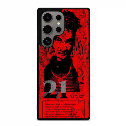 21 Savage Red Samsung Galaxy S24 Ultra Case