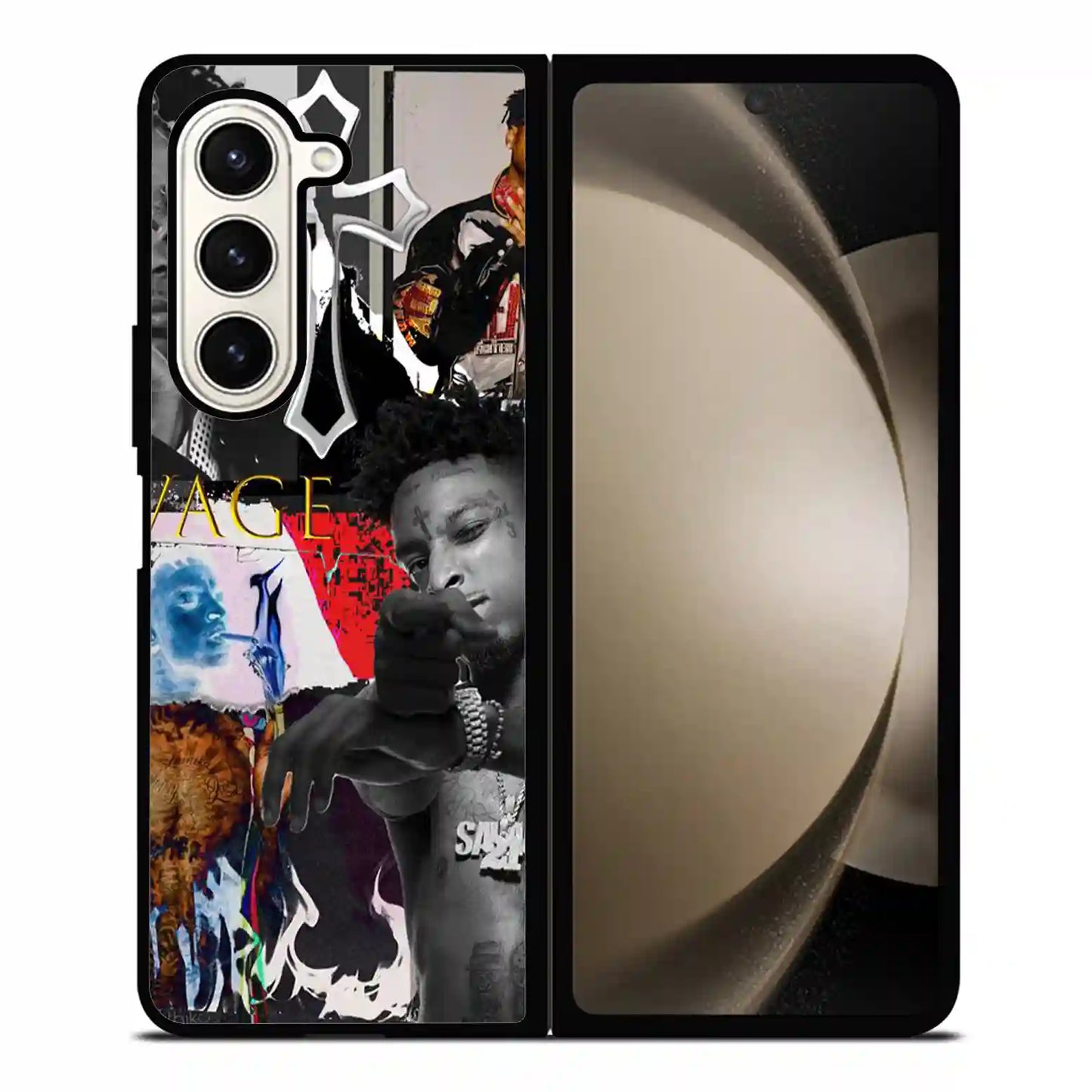 21 Savage Religion Samsung Z5 Fold Case