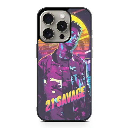 21 Savage Retro iPhone 15 Pro Max Case