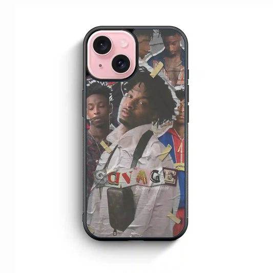 21 Savage Retro Vintage iPhone 15 Case