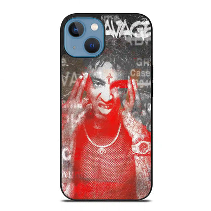 21 Savage Wallpaper iPhone 14 Case