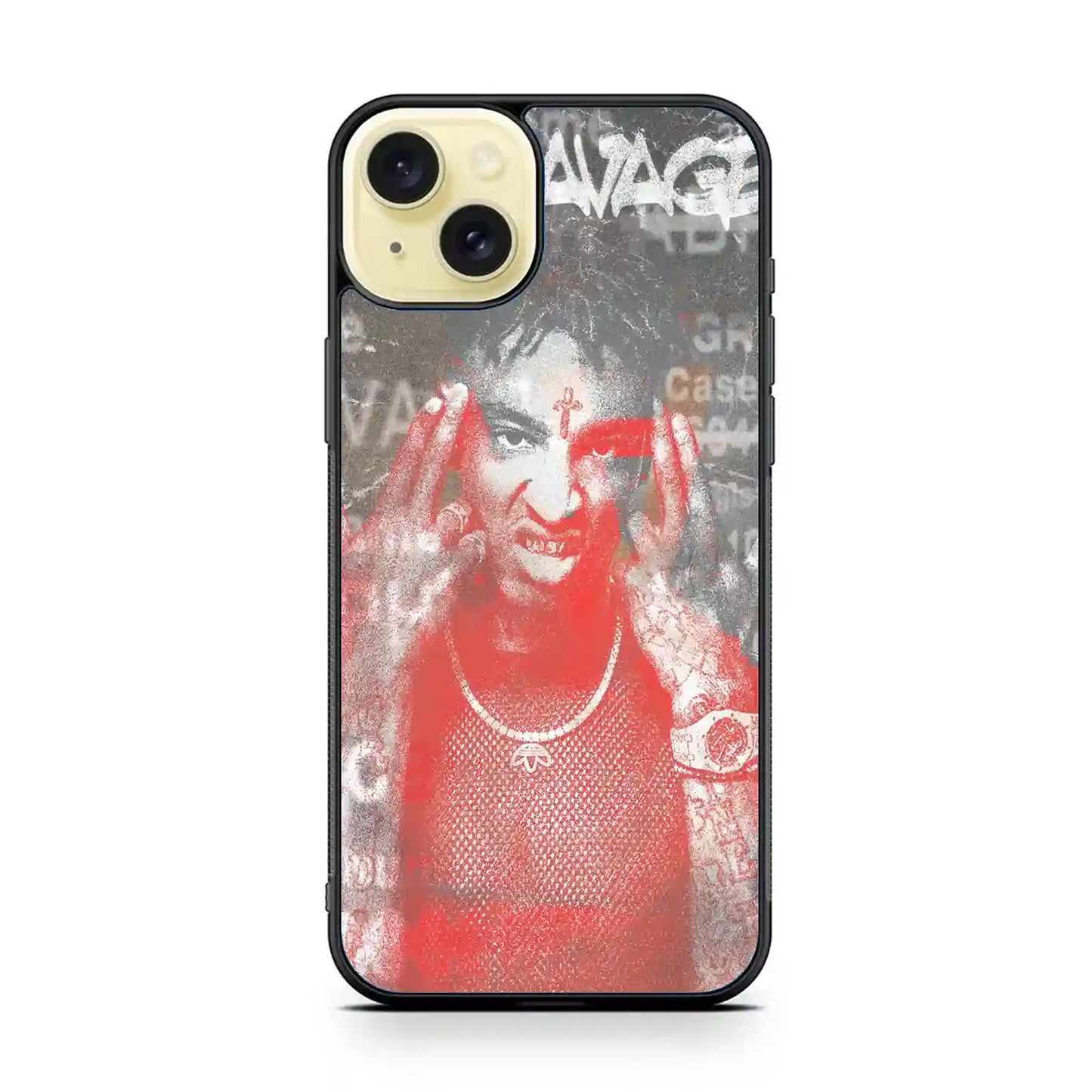 21 Savage Wallpaper iPhone 15 Plus Case