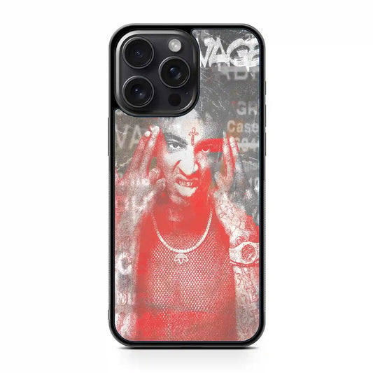 21 Savage Wallpaper iPhone 15 Pro Case