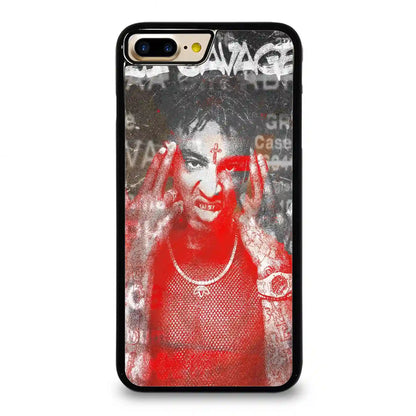 21 Savage Wallpaper iPhone 7-8 Plus Case