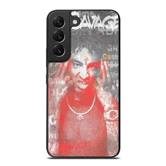 21 Savage Wallpaper Samsung Galaxy S22 Plus Case