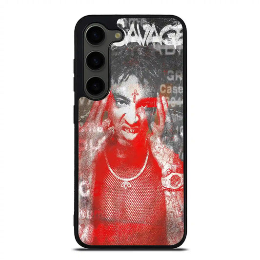 21 Savage Wallpaper Samsung Galaxy S23 Plus Case