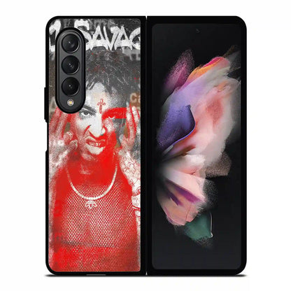 21 Savage Wallpaper Samsung Z3 Fold Case