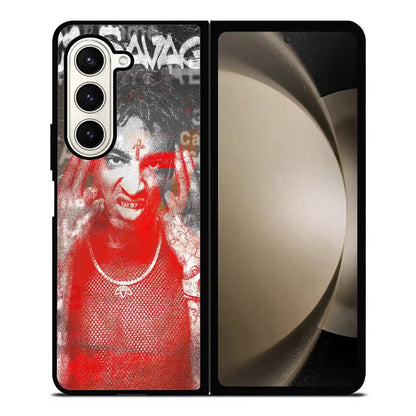 21 Savage Wallpaper Samsung Z6 Fold Case