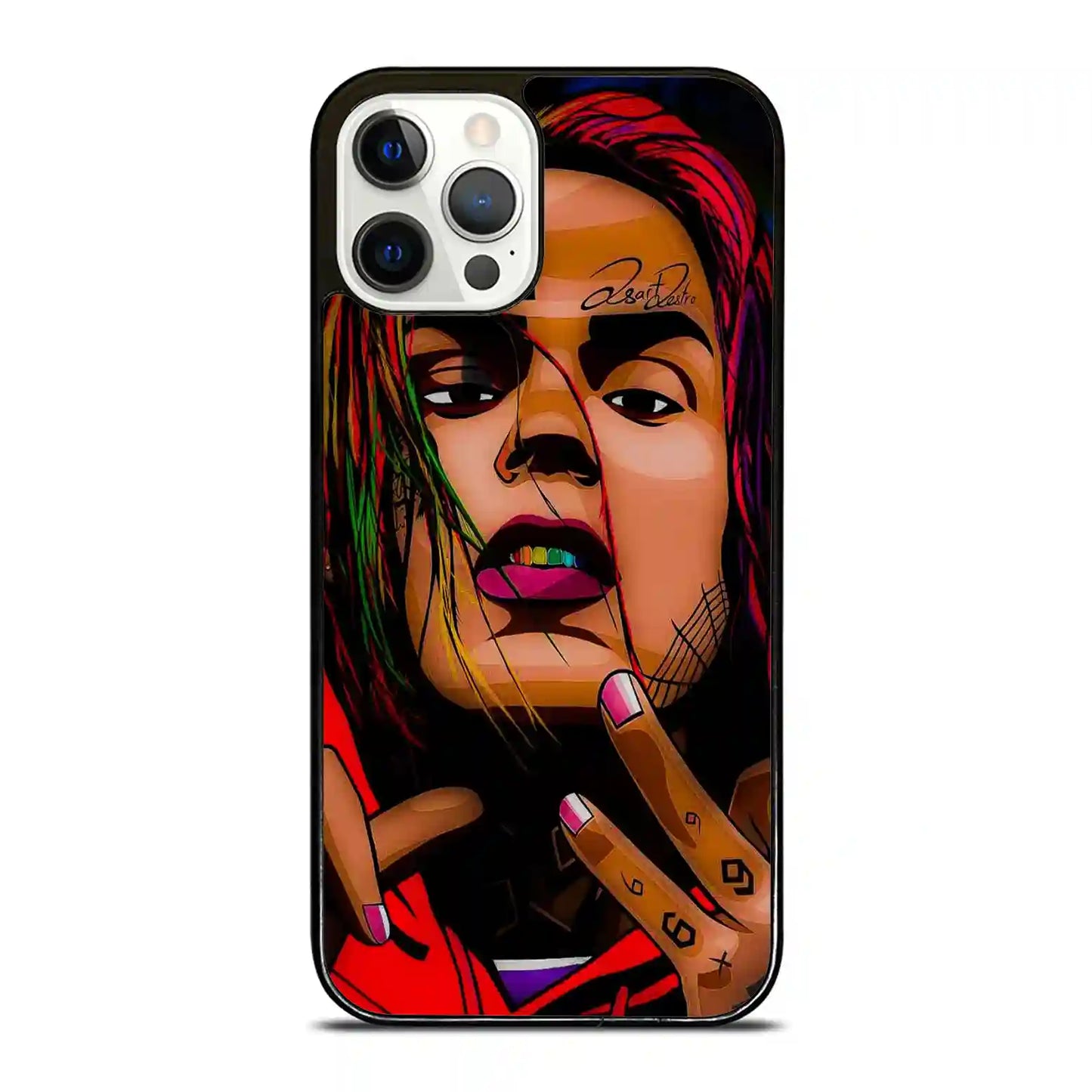 6ix9ine Cartoon iPhone 12 Pro Case