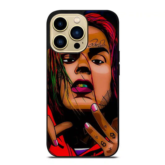 6ix9ine Cartoon iPhone 14 Pro Max Case