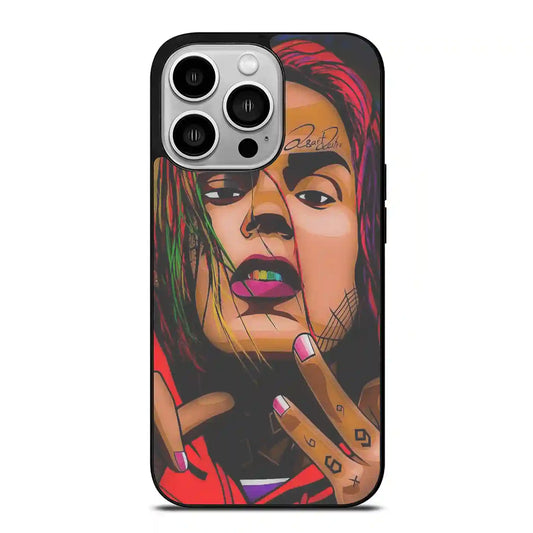 6ix9ine Cartoon iPhone 14 Pro Case