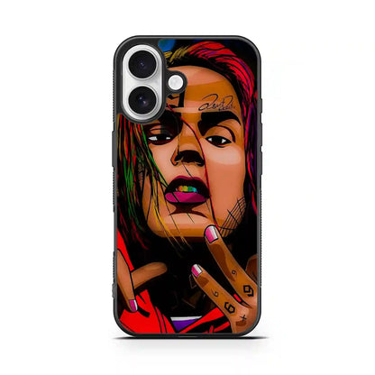 6ix9ine Cartoon iPhone 16 Case