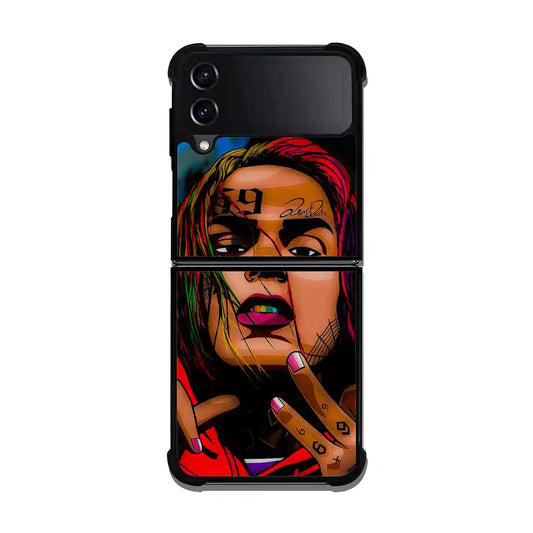 6ix9ine Cartoon Samsung Z3 Flip Case