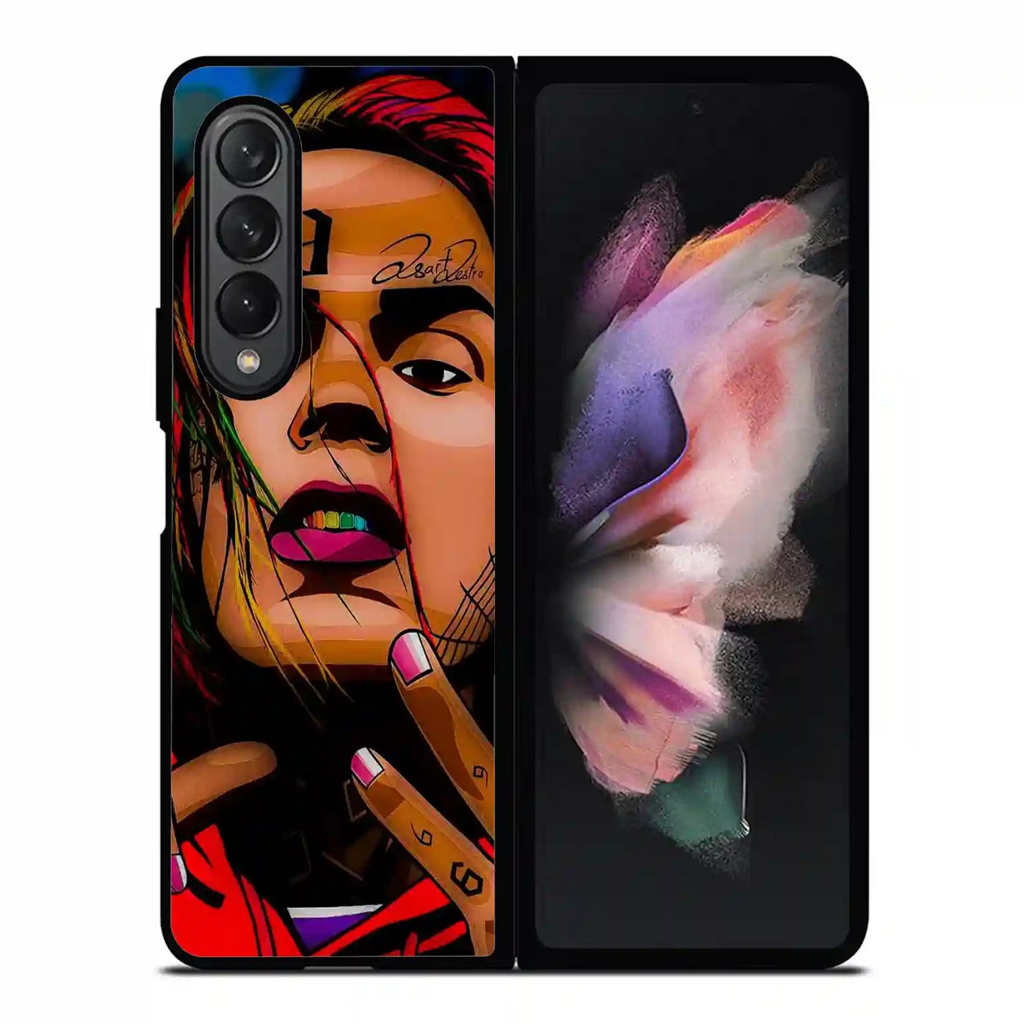 6ix9ine Cartoon Samsung Z3 Fold Case