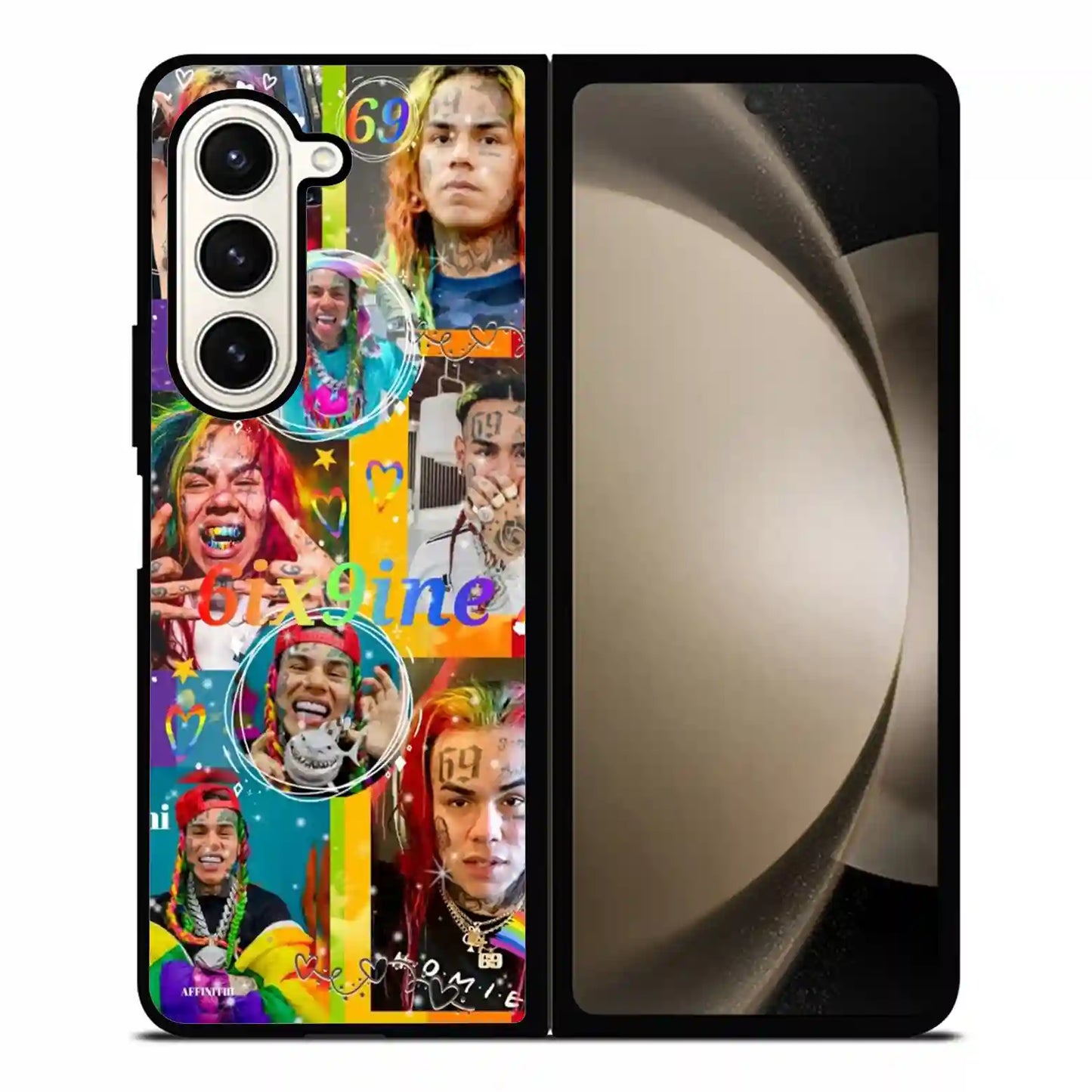 6ix9ine Collage Cool Samsung Z6 Fold Case