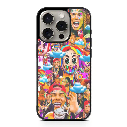 6ix9ine Collage iPhone 15 Pro Max Case