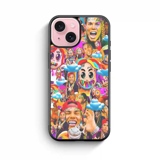 6ix9ine Collage iPhone 15 Case