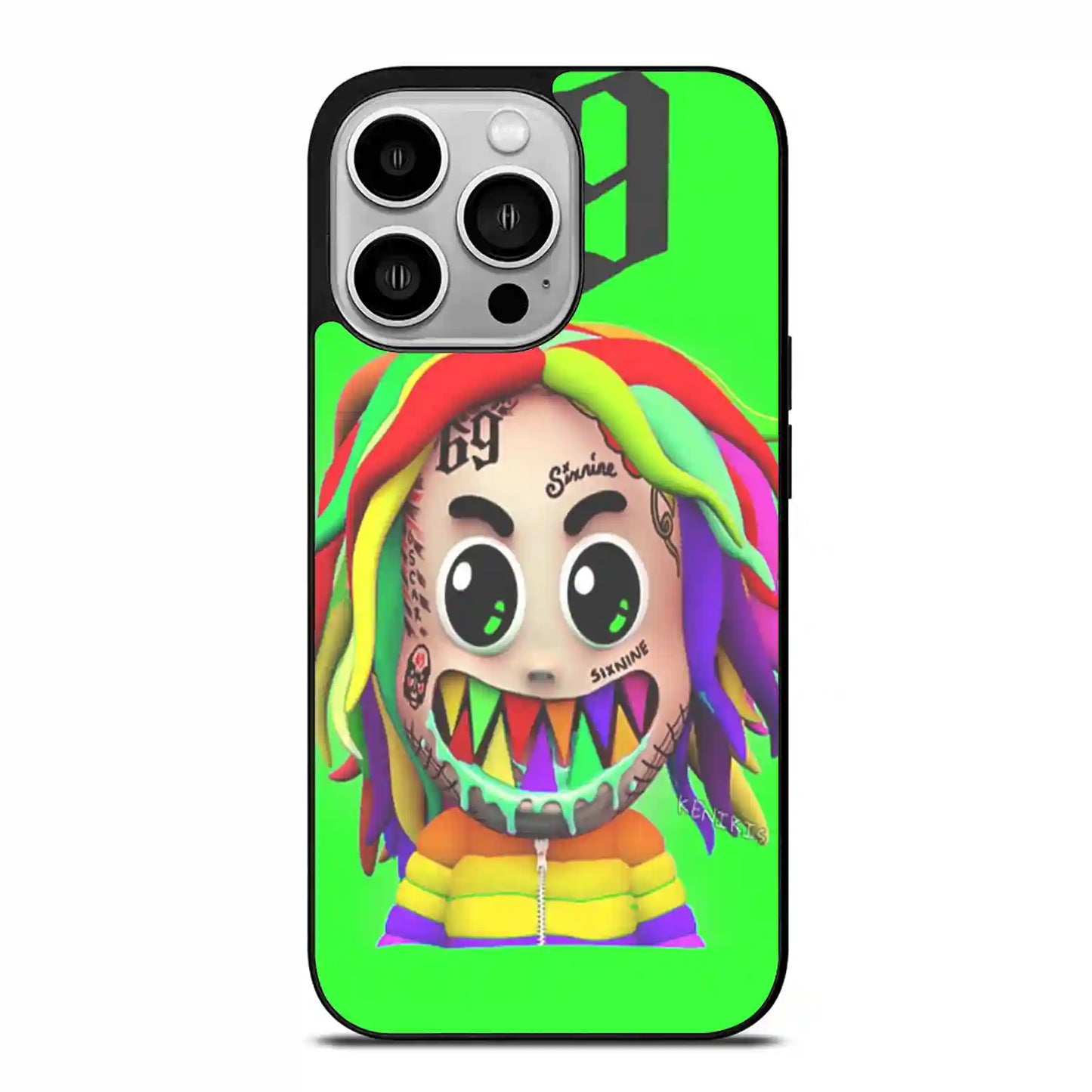 6ix9ine Green iPhone 14 Pro Case