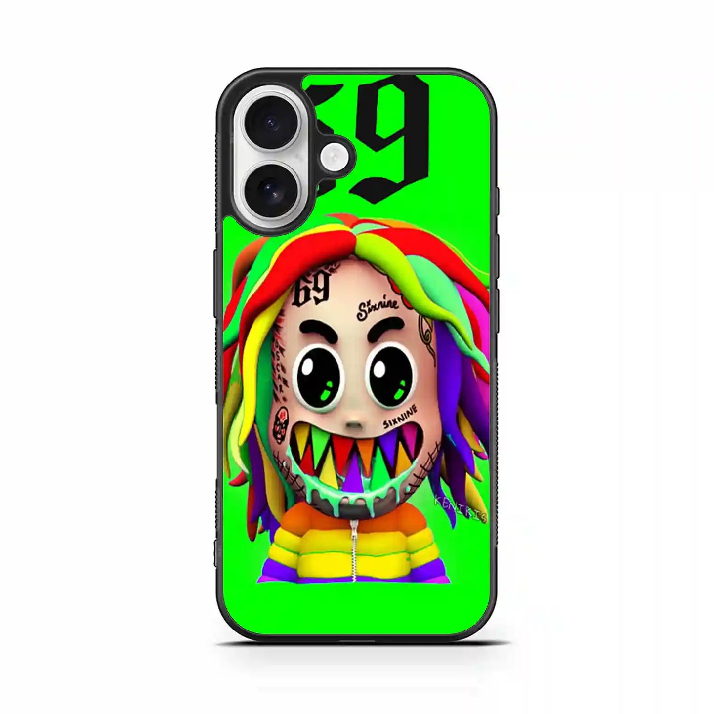 6ix9ine Green iPhone 16 Case