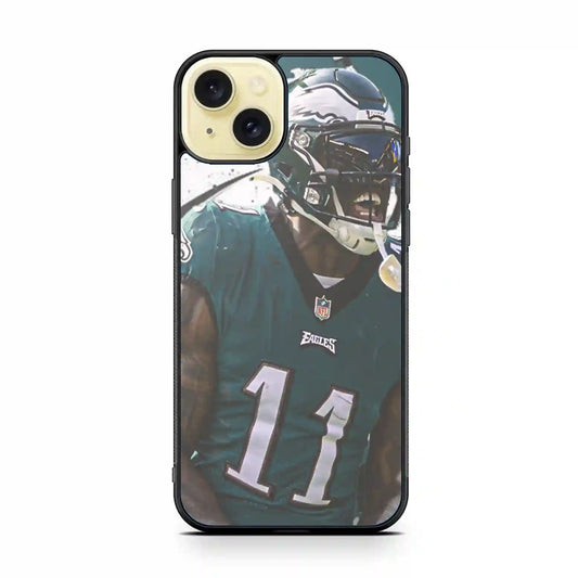 A J Brown Nfl Football iPhone 15 Plus Case