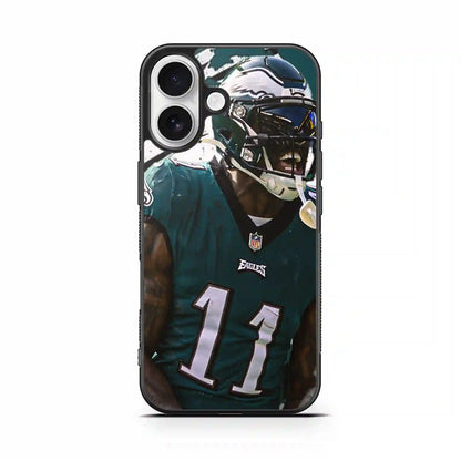 A J Brown Nfl Football iPhone 16 Case