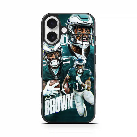 A J Brown Nfl iPhone 16 Case