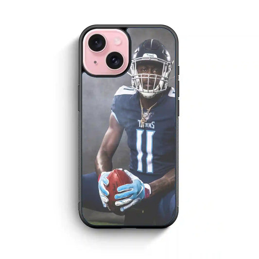 A J Brown Titans iPhone 15 Case