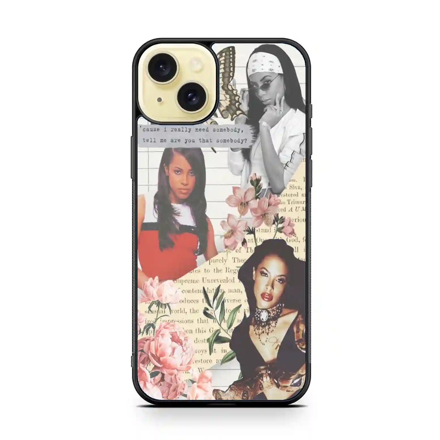 Aaliyah Retro iPhone 15 Plus Case