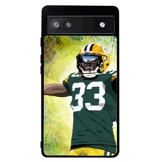 Aaron Jones Cartoon Google Pixel 6 Pro Case