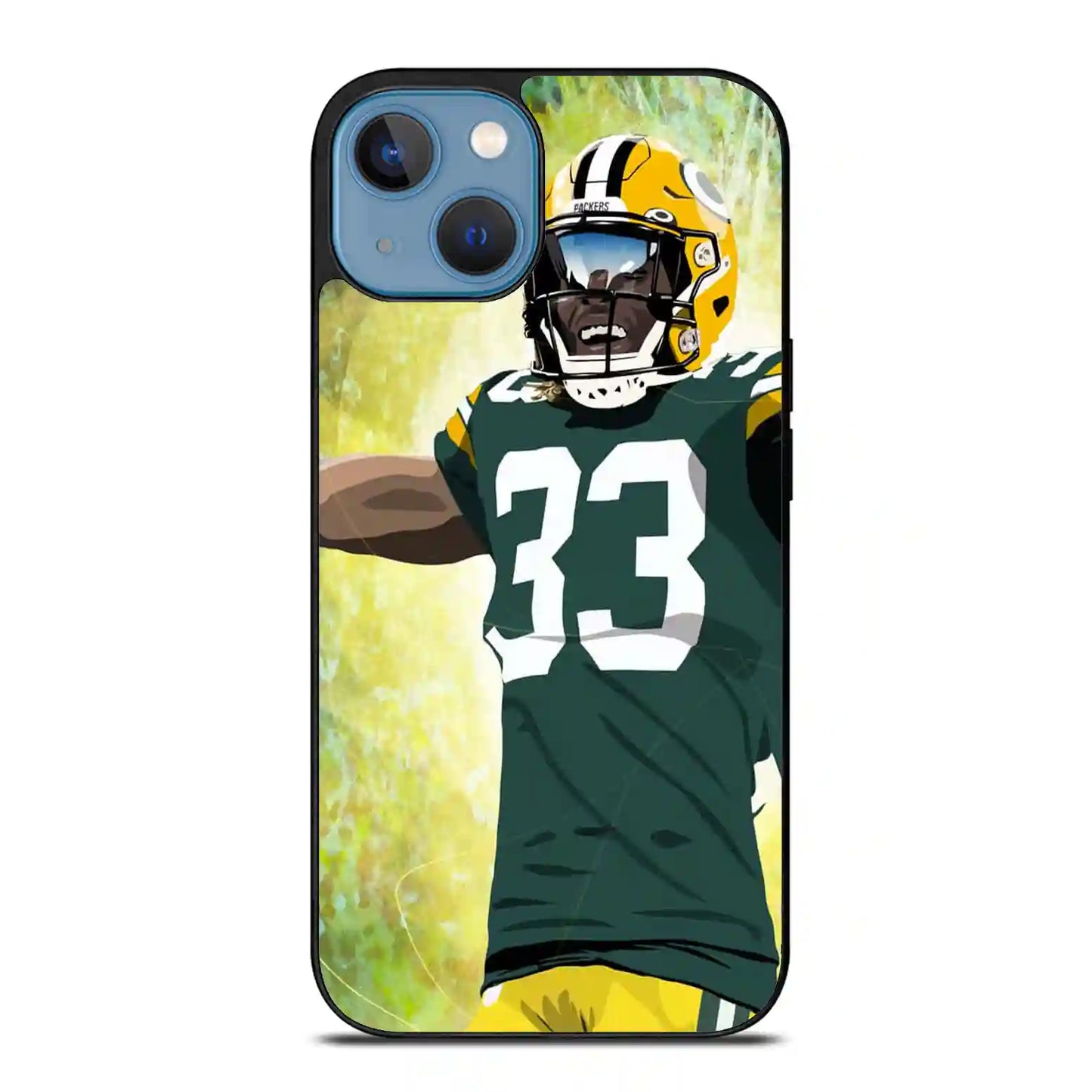 Aaron Jones Cartoon iPhone 14 Case