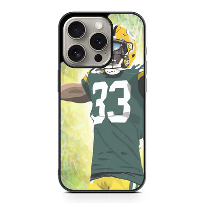 Aaron Jones Cartoon iPhone 15 Pro Max Case