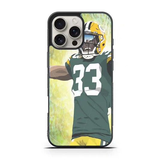 Aaron Jones Cartoon iPhone 16 Pro Case