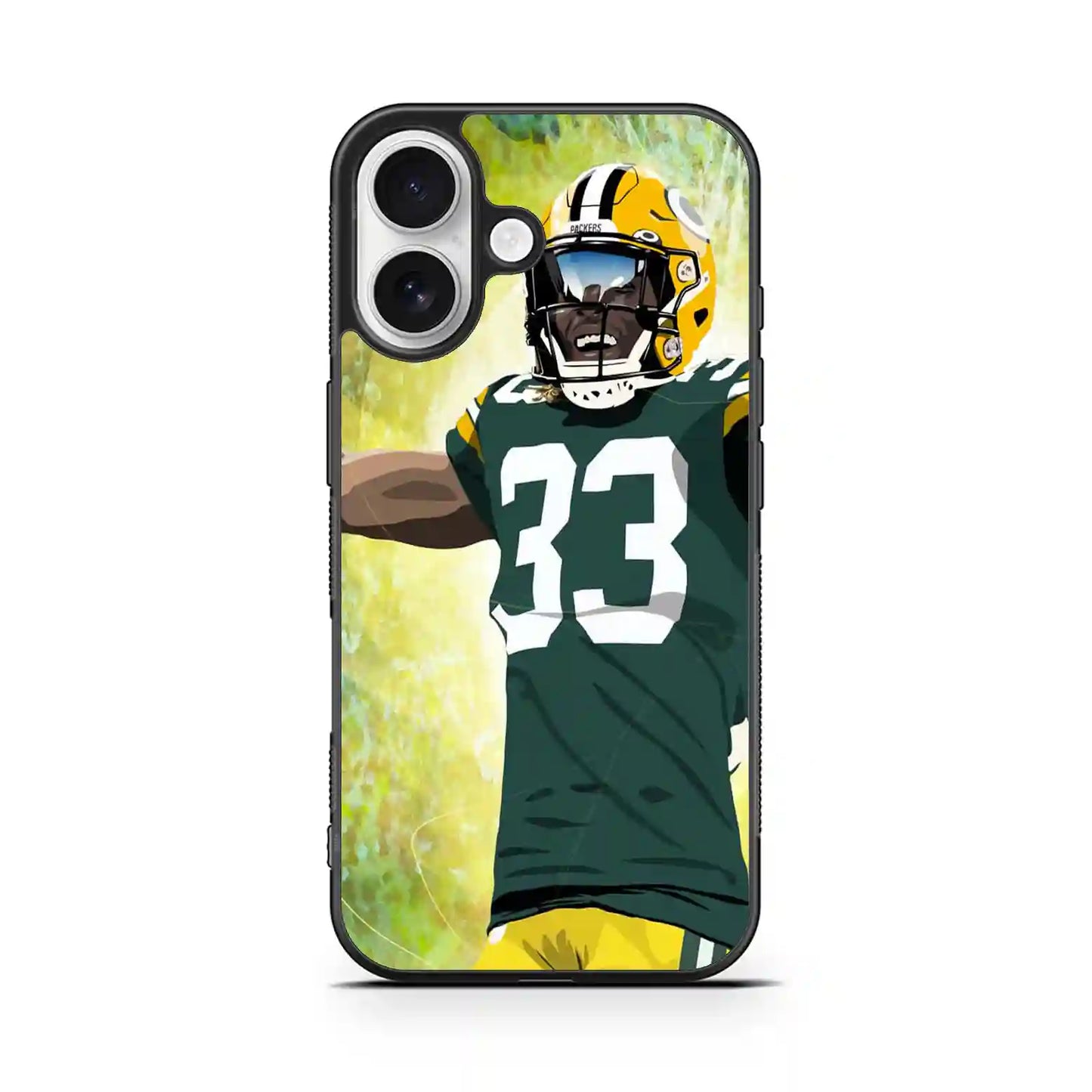 Aaron Jones Cartoon iPhone 16 Case