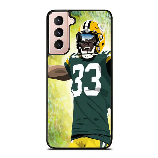 Aaron Jones Cartoon Samsung Galaxy S21 Case