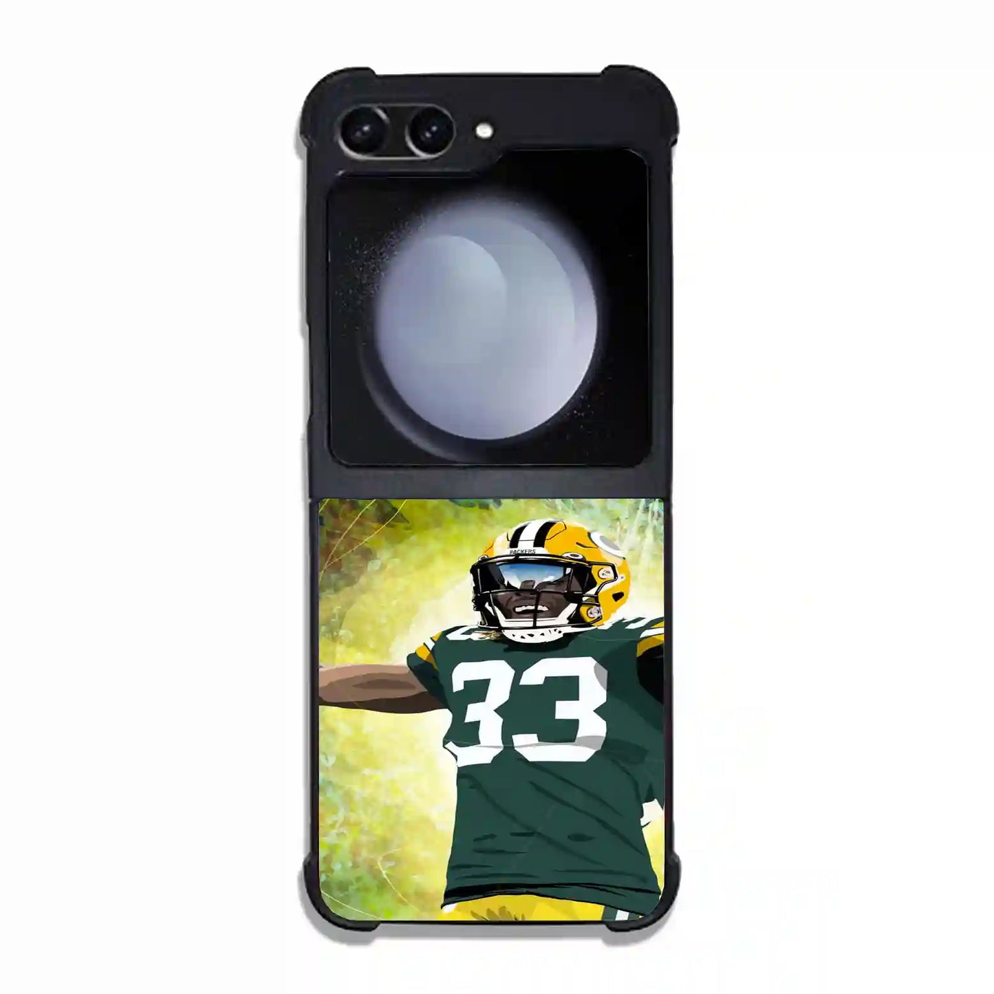 Aaron Jones Cartoon Samsung Z6 Flip Case