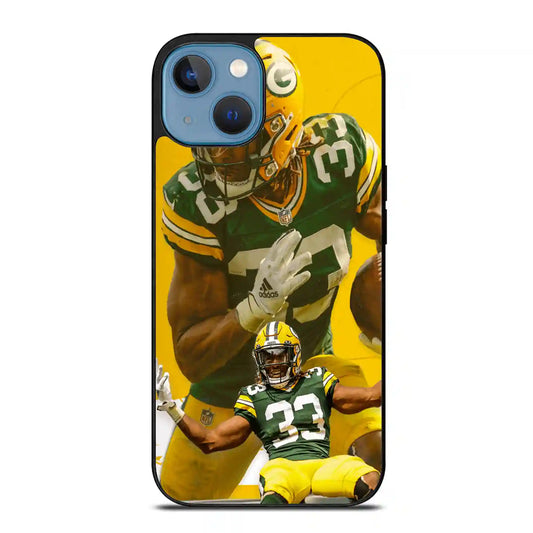 Aaron Jones Football iPhone 14 Case