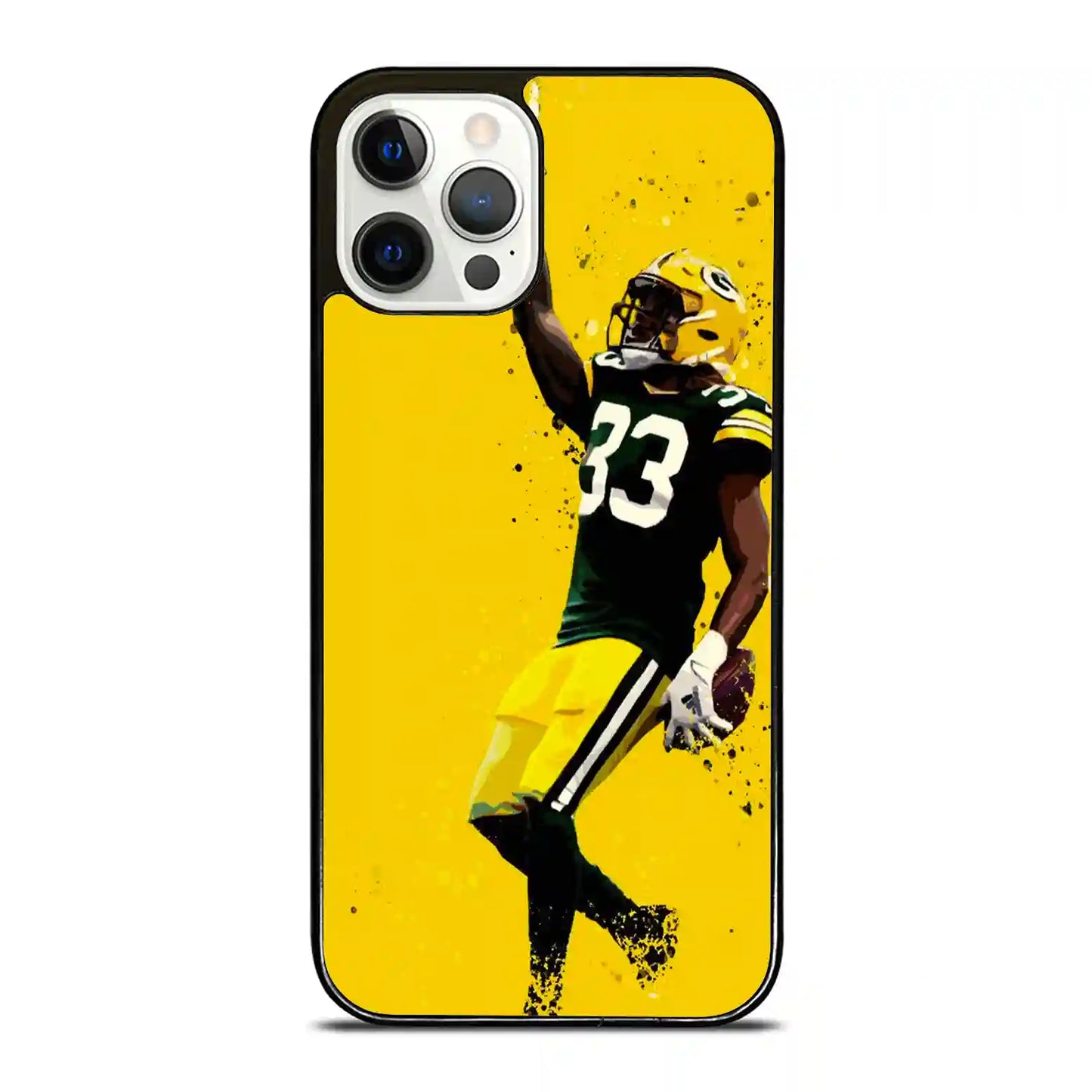 Aaron Jones Green Bay Football iPhone 12 Pro Case