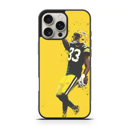 Aaron Jones Green Bay Football iPhone 16 Pro Case