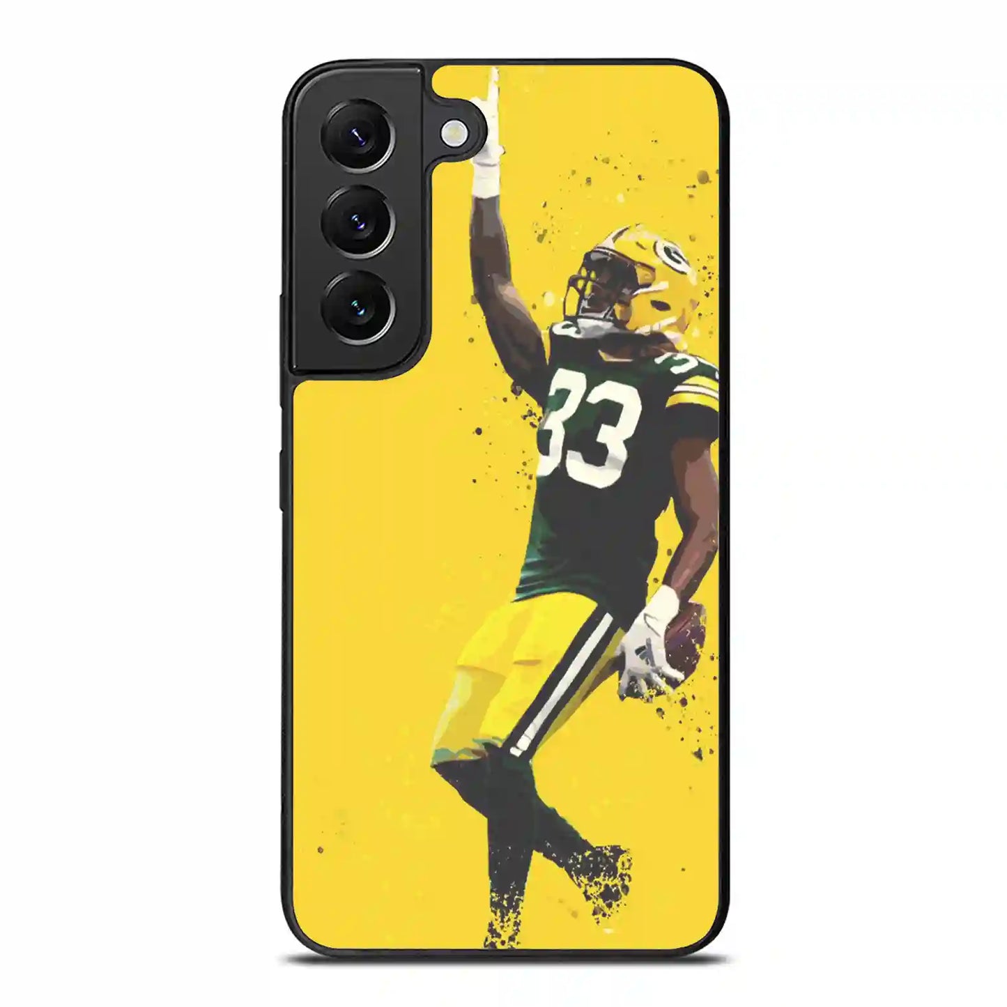 Aaron Jones Green Bay Football Samsung Galaxy S22 Plus Case