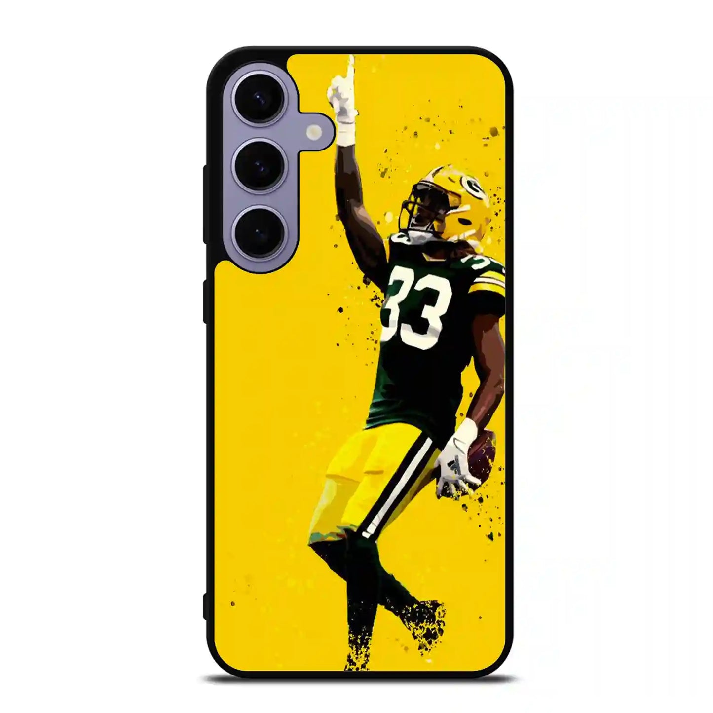 Aaron Jones Green Bay Football Samsung Galaxy S24 Plus Case