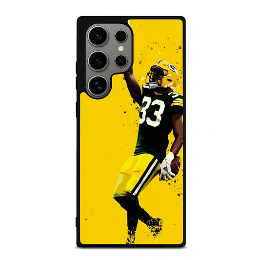 Aaron Jones Green Bay Football Samsung Galaxy S24 Ultra Case