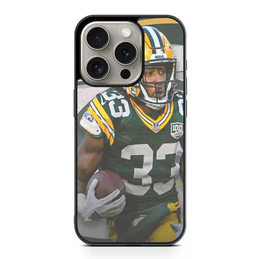 Aaron Jones Green Bay iPhone 15 Pro Max Case